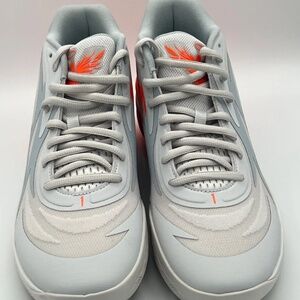 PUMA LaMelo Ball MB.02 Flare Gorangé Men’s Size 11.5 White Grey Orange.
